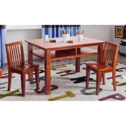 Athena Newton Kid's 3 Piece Table And Chair Set 10 Athena Newton Kid's 3 Piece Table And Chair Set -Cymax Sales 1473583 4 L