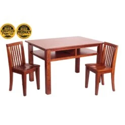 Athena Newton Kid's 3 Piece Table And Chair Set 13 Athena Newton Kid's 3 Piece Table And Chair Set -Cymax Sales 1473583 8 L