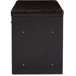 Bowery Hill Shoe Rack Bench In Espresso -Cymax Sales 1554395 4 L
