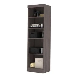 Bestar Pur 25" Storage Unit In Chocolate