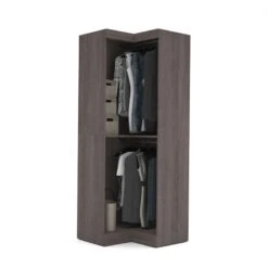 Bestar Pur 32" Corner Storage Unit In White