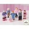 KidKraft Doll House Doll Family Of 7 - Caucasian In Multi-Color Fabric