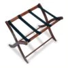 Pemberly Row Luggage Rack In Antique Walnut