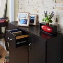 Bowery Hill Modern Shoe Cabinet In Espresso -Cymax Sales 1804537 4 L