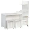 Pemberly Row 3 Piece Kids Activity Center Set In Soft White