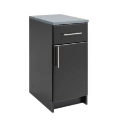 Prepac Elite 16" Base Cabinet In Black