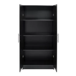 Prepac Elite 32" Storage Cabinet In Black -Cymax Sales 1829759 3 L