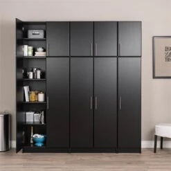 Prepac Elite 32" Storage Cabinet In Black -Cymax Sales 1829759 8 L