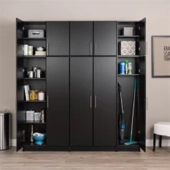 Prepac Elite 32" Storage Cabinet In Black -Cymax Sales 1829759 9 L