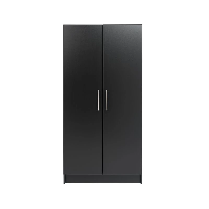 Prepac Elite 32" Wardrobe Cabinet In Black 3 Prepac Elite 32" Wardrobe Cabinet In Black - Image 3