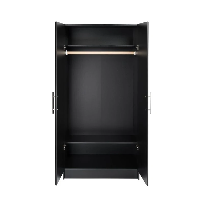 Prepac Elite 32" Wardrobe Cabinet In Black 4 Prepac Elite 32" Wardrobe Cabinet In Black - Image 4