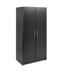 Prepac Elite 32" Wardrobe Cabinet In Black