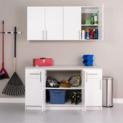 Prepac Elite 32" Wall Cabinet In White -Cymax Sales 1829765 8 L