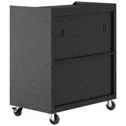 Manhattan Comfort Fortress 3-Piece Metal Mobile Garage Cabinet Set In Gray -Cymax Sales 1902047 18 L