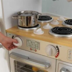 KidKraft 2 Piece Modern White Play Kitchen With Colorful Storage Bin Set -Cymax Sales 1902821 12 L