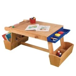 KidKraft Tables And Chairs 2 Piece Kids Play Kitchen And Table With Drying Rack And Storage Set -Cymax Sales 1902823 2 L