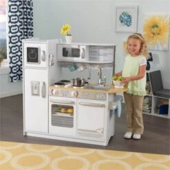 KidKraft Tables And Chairs 2 Piece Kids Play Kitchen And Table With Drying Rack And Storage Set -Cymax Sales 1902823 5 L