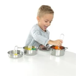 KidKraft Complete Modern Kids Play Kitchen Set With Toy Cookware Set In White 23 KidKraft Complete Modern Kids Play Kitchen Set With Toy Cookware Set In White -Cymax Sales 1903233 6 L