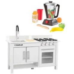 KidKraft Kids Play Kitchen Set And Toy Smoothie Play Set