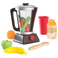 KidKraft Kids Complete Play Kitchen Set With Smoothie Toy Set -Cymax Sales 1903244 2 L