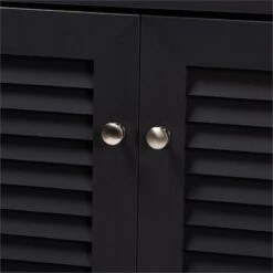 Baxton Studio Coolidge Wood 5-Shelf And Drawer Shoe Cabinet In Dark Gray -Cymax Sales 1944834 4 L