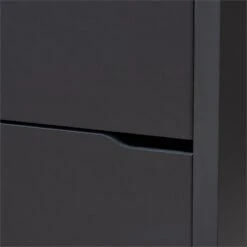 Baxton Studio Simms Contemporary Wood 3 Pull-out Shelf Shoe Cabinet In Dark Gray 14 Baxton Studio Simms Contemporary Wood 3 Pull-out Shelf Shoe Cabinet In Dark Gray -Cymax Sales 1944843 4 L