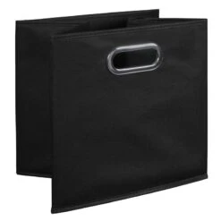 Niche Cubo Set Of 4 Collapsible Fabric Storage Bins In Black -Cymax Sales 1951033 10 L