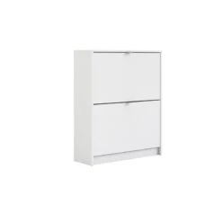 Tvilum Bright 4 Drawer Shoe Cabinet In White -Cymax Sales 1953160 L
