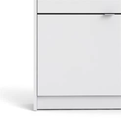 Tvilum Bright 4 Drawer Shoe Cabinet In White -Cymax Sales 1953162 4 L