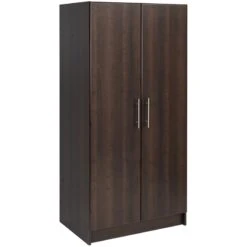 Prepac Elite 32" Wardrobe Cabinet In Black 32 Prepac Elite 32" Wardrobe Cabinet In Black -Cymax Sales 1965524 L