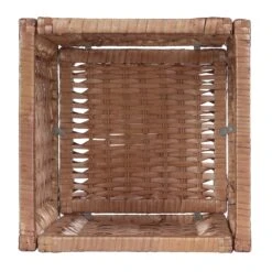 Niche Cubo Storage Set - 9 Cubes And 4 Wicker Baskets- Cherry/Natural -Cymax Sales 1966994 27 L
