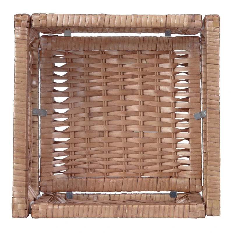 Niche Cubo Set Of 12 Half-Size Foldable Wicker Storage Basket- Natural 15 Niche Cubo Set Of 12 Half-Size Foldable Wicker Storage Basket- Natural - Image 15