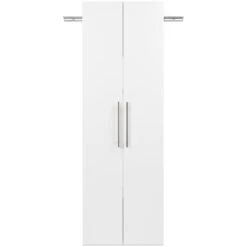 Prepac HangUps 24" Large Wall Mounted Garage Cabinet In White -Cymax Sales 1968656 1 L 1