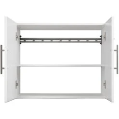 Prepac HangUps 30" Upper Storage Cabinet In Light Grey Laminate 28 Prepac HangUps 30" Upper Storage Cabinet In Light Grey Laminate -Cymax Sales 1968660 2 L 1