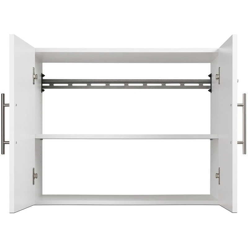 Prepac HangUps 30" Upper Storage Cabinet In Light Grey Laminate 9 Prepac HangUps 30" Upper Storage Cabinet In Light Grey Laminate - Image 9