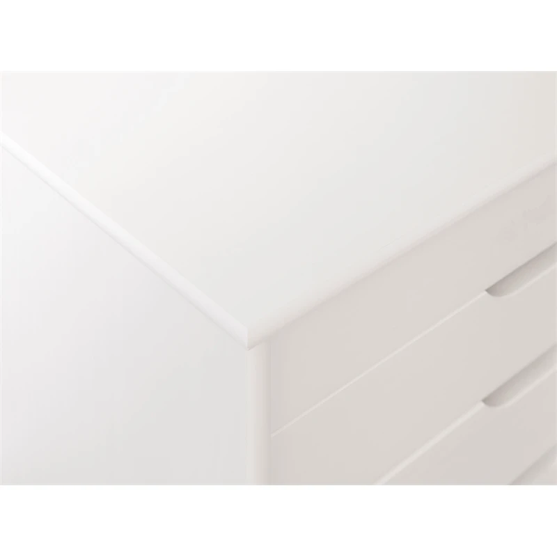 Linon Callie Eight Drawer Wood Rolling Storage Cart In Gray 12 Linon Callie Eight Drawer Wood Rolling Storage Cart In Gray - Image 12