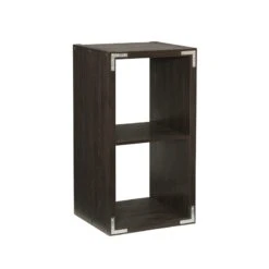 Linon Lane Two Cubby Wood Storage Cabinet In Espresso 33 Linon Lane Two Cubby Wood Storage Cabinet In Espresso -Cymax Sales 1984853 8 L