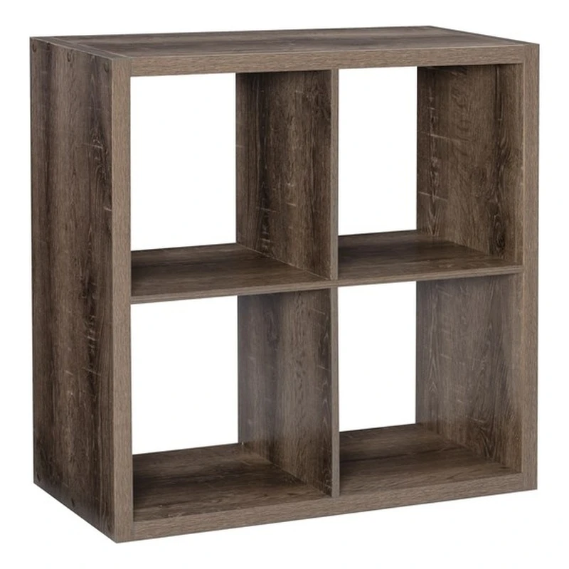 Linon Lane Four Cubby Wood Storage Cabinet In Gray 12 Linon Lane Four Cubby Wood Storage Cabinet In Gray - Image 12