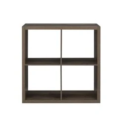 Linon Lane Four Cubby Wood Storage Cabinet In Gray 33 Linon Lane Four Cubby Wood Storage Cabinet In Gray -Cymax Sales 1984865 5 L