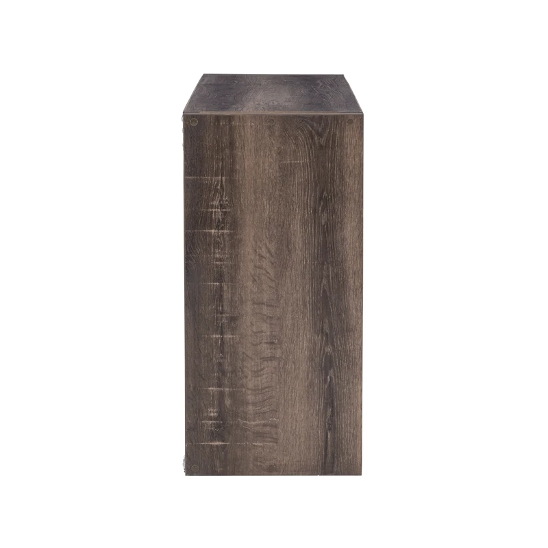 Linon Lane Four Cubby Wood Storage Cabinet In Gray 3 Linon Lane Four Cubby Wood Storage Cabinet In Gray - Image 3
