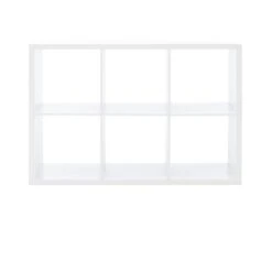 Linon Lane Two Cubby Wood Storage Cabinet In White -Cymax Sales 1984869 11 L