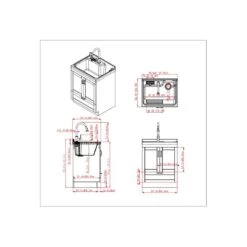Simpli Home Maile 28" Laundry Sink Cabinet In White -Cymax Sales 1991216 8 L