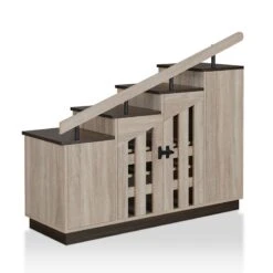 Furniture Of America Barstead Wood Staircase Shoe Cabinet In Gray Oak 34 Furniture Of America Barstead Wood Staircase Shoe Cabinet In Gray Oak -Cymax Sales 1993933 1 L