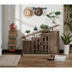 Furniture Of America Barstead Wood Staircase Shoe Cabinet In Gray Oak 28 Furniture Of America Barstead Wood Staircase Shoe Cabinet In Gray Oak -Cymax Sales 1993934 4 L