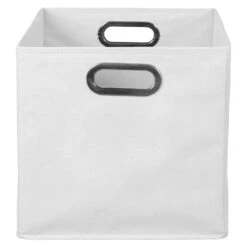 Niche Cubo Foldable Fabric Storage Bin- White -Cymax Sales 2011713 10 L