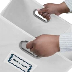 Niche Cubo Foldable Fabric Storage Bin- White -Cymax Sales 2011713 13 L