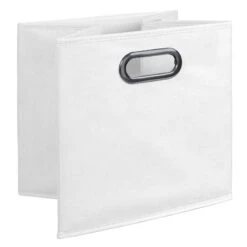 Niche Cubo Storage Set - 2 Cubes And 1 Canvas Bin- Truffle/White -Cymax Sales 2011718 11 L