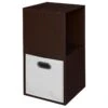 Niche Cubo Storage Set - 2 Cubes And 1 Canvas Bin- Truffle/White