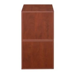 Niche Cubo Storage Set - 2 Cubes And 1 Canvas Bin- Cherry/White 26 Niche Cubo Storage Set - 2 Cubes And 1 Canvas Bin- Cherry/White -Cymax Sales 2011719 12 L