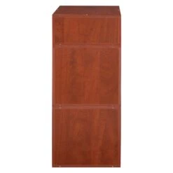 Niche Cubo Storage Set- 2 Full Cubes/1 Half Cube W/ Foldable Bins- Cherry/White -Cymax Sales 2011794 10 L
